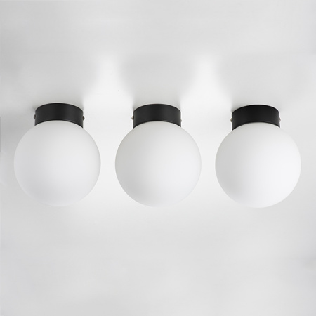 812017 Люстра GLOBO 1х40W E14 matt black/white