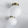 812011 Люстра GLOBO 1х40W E14 antique bronze/white