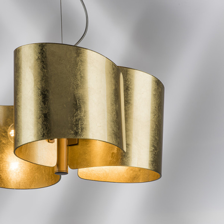 811132 Подвес PITTORE 3х40W E27 GOLDEN