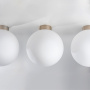 812033 Люстра GLOBO 1х40W E14 champagn gold/white