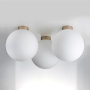 812033 Люстра GLOBO 1х40W E14 champagn gold/white