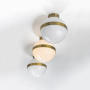 812111 Люстра GLOBO 1х40W E14 antique bronze/white