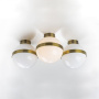 812111 Люстра GLOBO 1х40W E14 antique bronze/white