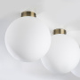 812031 Люстра GLOBO 1х40W E14 antique bronze/white