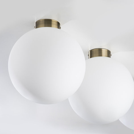 812031 Люстра GLOBO 1х40W E14 antique bronze/white