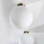 812031 Люстра GLOBO 1х40W E14 antique bronze/white