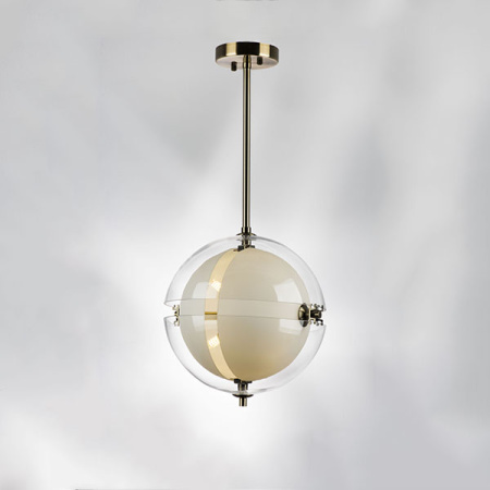 816033 Люстра MODENA 4х40W G9 ЛАТУНЬ/ПРОЗРАЧНЫЙ