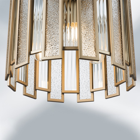 712042 Люстра AGAVE 3х40W E27 ШАМПАНЬ/ПРОЗРАЧНЫЙ