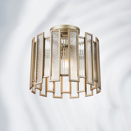 712042 Люстра AGAVE 3х40W E27 ШАМПАНЬ/ПРОЗРАЧНЫЙ