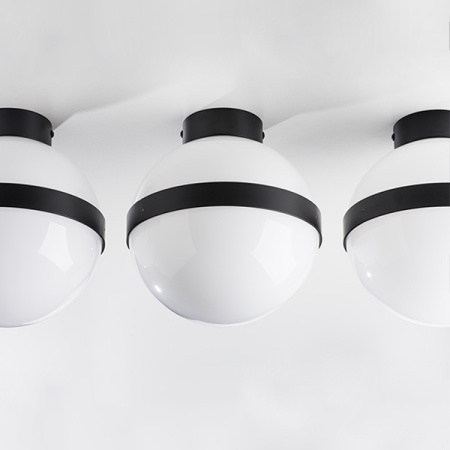 812117 Люстра GLOBO 1х40W E14 matt black/white
