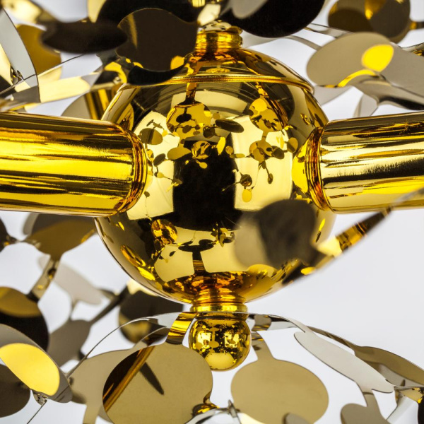 L5PL721132 Подвес пятерной линейный EXTRA 5x3x5W(led) G9  (721132 - 5 + 572162 -1) ЗОЛОТО