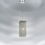 795424 Подвес CRISTALLO 1х40W G9 ХРОМ