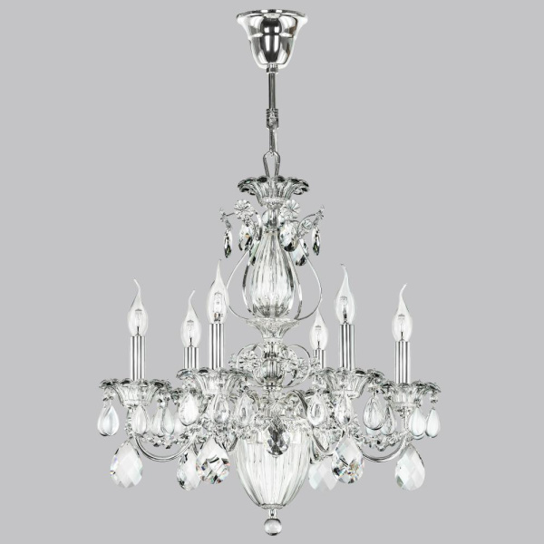 790064 Люстра SCHON 6x60W E14 Silver