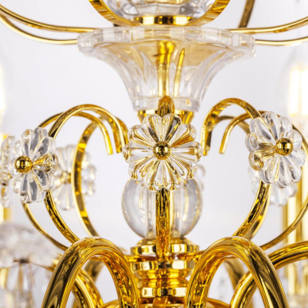 790112 Люстра SCHON 11х60W E14 Gold