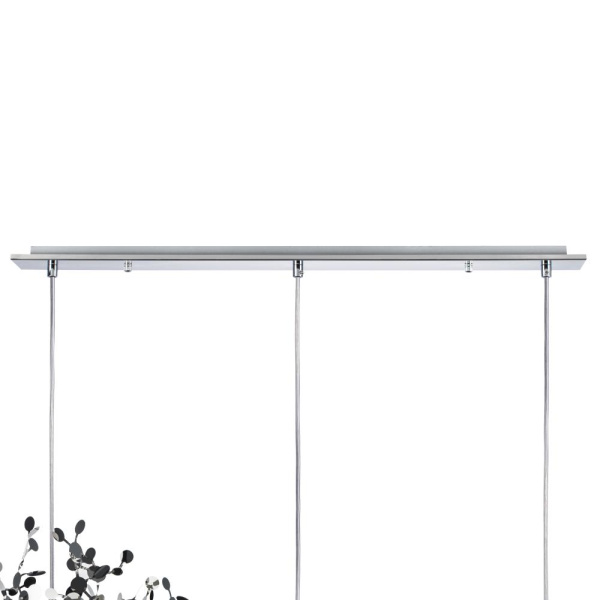 L3PL721134 Подвес тройной линейный EXTRA 3x3x5W(led) G9  (721134 - 3 + 572124 -1) ХРОМ