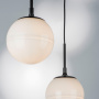 803115 Подвес DISSIMO 1х40W E27 ЧЕРНЫЙ/БЕЛЫЙ