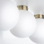 812021 Люстра GLOBO 1х40W E14 antique bronze/white