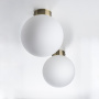 812021 Люстра GLOBO 1х40W E14 antique bronze/white
