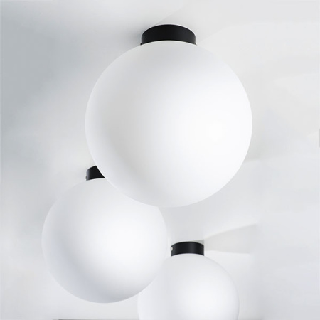 812037 Люстра GLOBO 1х40W E14 matt black/white