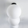 812037 Люстра GLOBO 1х40W E14 matt black/white