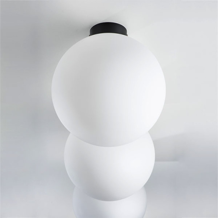 812037 Люстра GLOBO 1х40W E14 matt black/white