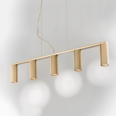 718053 Люстра ROMA 5х28W GU10 (led) CHAMPAGNE GOLD