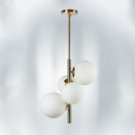 815043 Люстра CROCO 4х40W E14 ЛАТУНЬ
