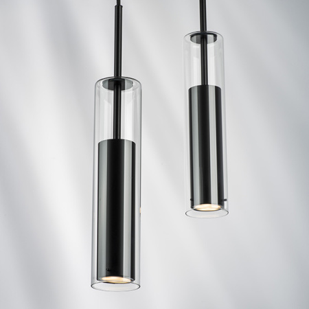 756017 Люстра CILINO 1х40W GU10 MATT BLACK