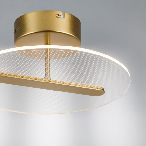 738033 Люстра ACRILE 14W LED 1034LM 120G ЗОЛОТО 3000K