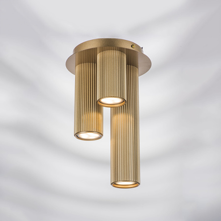 718033 Люстра ROMA 3х28W GU10 (led) CHAMPAGNE GOLD