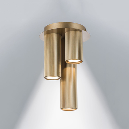718033 Люстра ROMA 3х28W GU10 (led) CHAMPAGNE GOLD