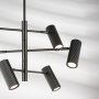 718267 Люстра ROMA 6х28W GU10 (led) MATT BLACK
