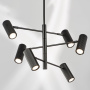 718267 Люстра ROMA 6х28W GU10 (led) MATT BLACK