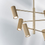 718263 Люстра ROMA 6х28W GU10 (led) CHAMPAGNE GOLD