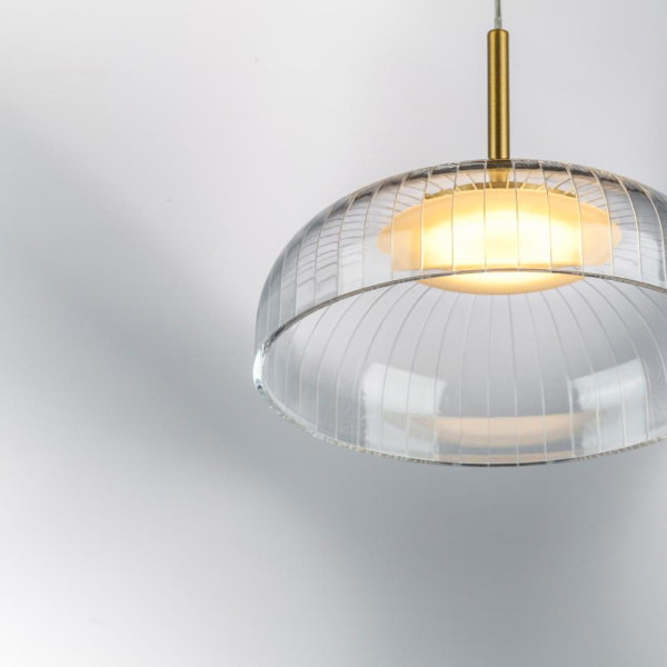 738073 Люстра ACRILE 7W LED 578LM 120G ЗОЛОТО 3000K