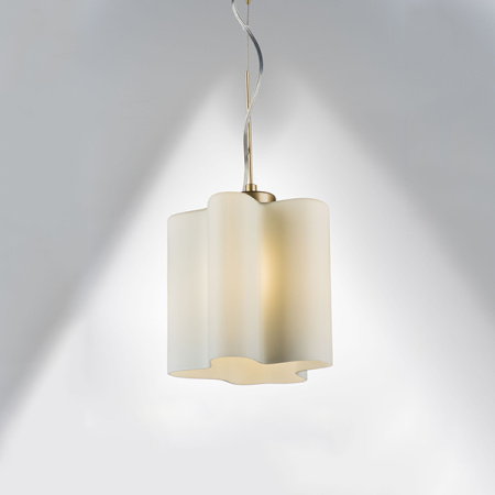 802113 Подвес NUBI 1х40W E27 ШАМПАНЬ/БЕЛЫЙ