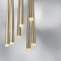 807083 Подвес PUNTO 8х25W G9 chrome + champagne