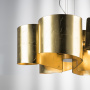 811152 Подвес PITTORE 5х40W E27 GOLDEN