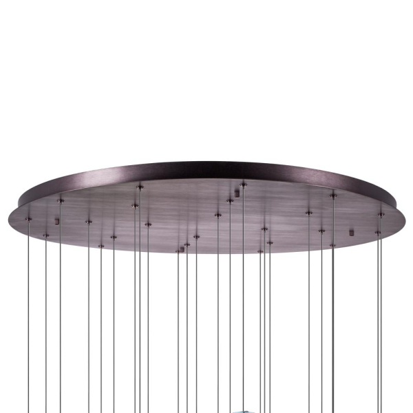 796349 Люстра CARAMELLO LED 24х6W 2600LM КОФЕЙНЫЙ/МУЛЬТИКОЛОР 3000K