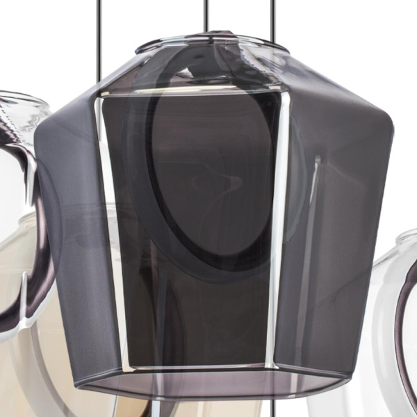 796349 Люстра CARAMELLO LED 24х6W 2600LM КОФЕЙНЫЙ/МУЛЬТИКОЛОР 3000K