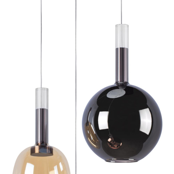 792139 Люстра DISCO 3x6W LED 600LM G БЕЛЫЙ/МУЛЬТИКОЛОР 3000К