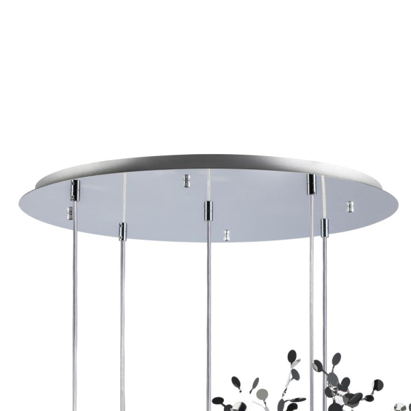 L5PR721134 Подвес пятерной круглый EXTRA 5x3x5W(led) G9  (721134 - 5 + 572154 -1) ХРОМ