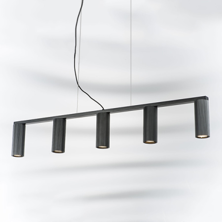718057 Люстра ROMA 5х28W GU10 (led) MATT BLACK