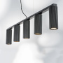 718057 Люстра ROMA 5х28W GU10 (led) MATT BLACK