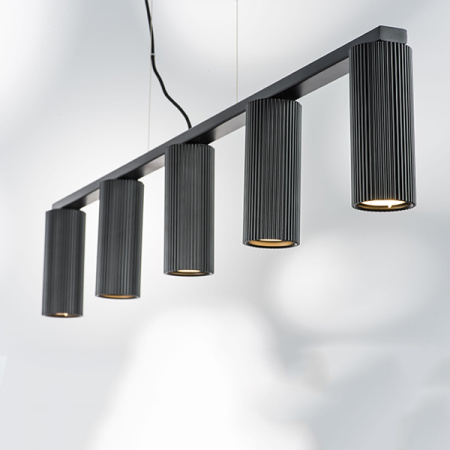718057 Люстра ROMA 5х28W GU10 (led) MATT BLACK