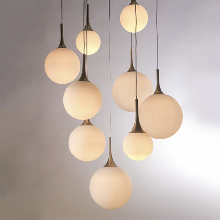 813093 Люстра GLOBO 9х40W E14 champagne gold/white