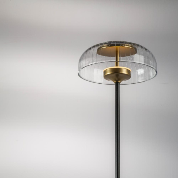 738773 Торшер ACRILE 7W LED 263LM 120G ЗОЛОТО/ЧЕРНЫЙ 3000K