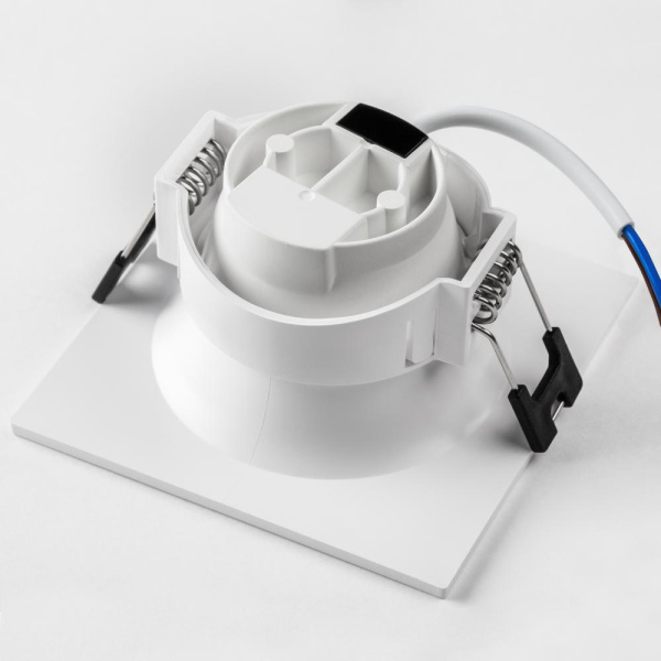 012136 Рамка (светильник) PVC д/LED-модулей 941хх и LED-ламп D50мм LEVIGO QUAD БЕЛЫЙ