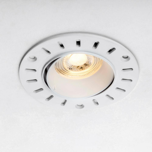 012006 Рамка (светильник) PVC д/LED-модулей 941хх и LED-ламп 9402xx D50мм PVC ANELLO ROUND БЕЛЫЙ