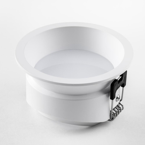 012916 Рамка (светильник) PVC д/LED-модулей 941хх и LED-ламп D50мм PIANO ROUND БЕЛЫЙ IP65